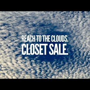 Entire Closet is on Sale. Come Check it Out.
